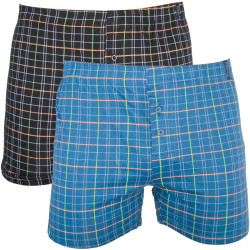 2PACK Herren Boxershorts Molvy mehrfarbig (KP-036)