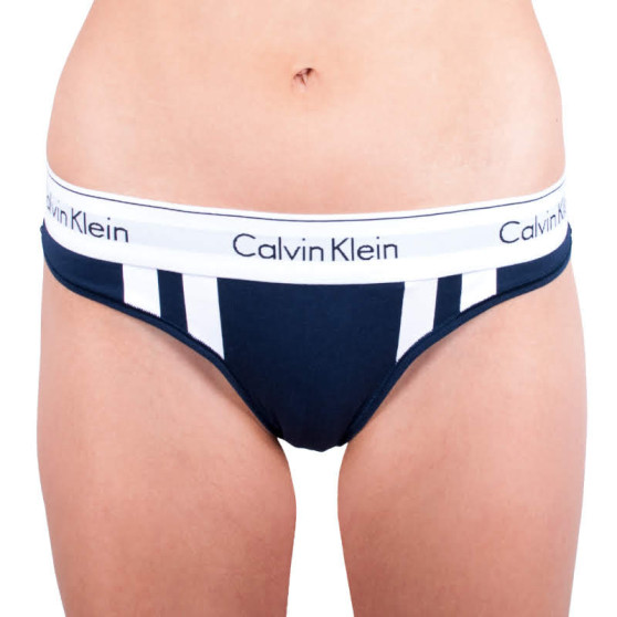 Damen Tangas Calvin Klein dunkelblau (QF4595E-0PP)