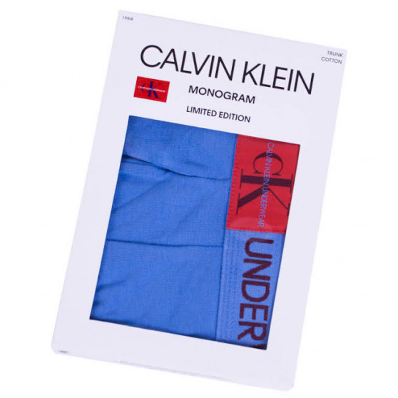 Herren Klassische Boxershorts Calvin Klein blau (NB1678A-PWB)
