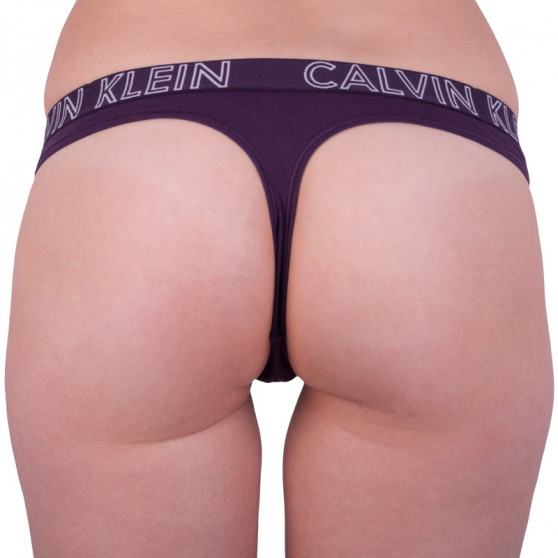 Damen Tangas Calvin Klein violett (QD3636E-2ZI)