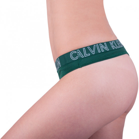Damen Tangas Calvin Klein grün (QD3636E-YG5)