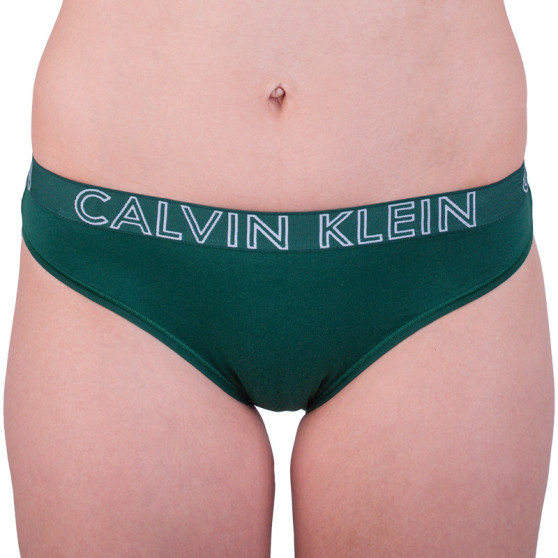 Damen Slips Calvin Klein grün (QD3637E-YG5)