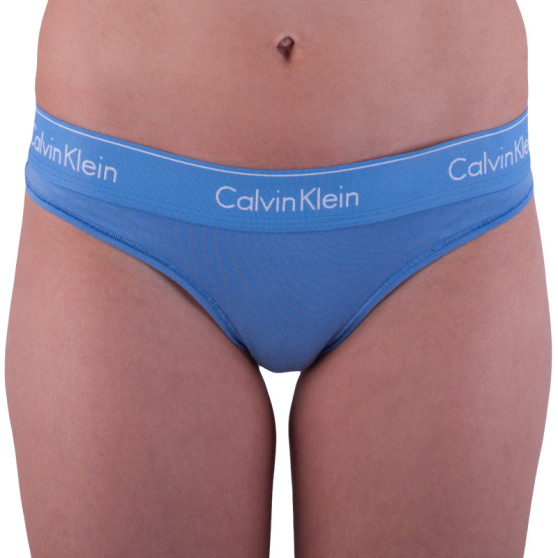 Damen Tangas Calvin Klein blau (F3786E-PWB)