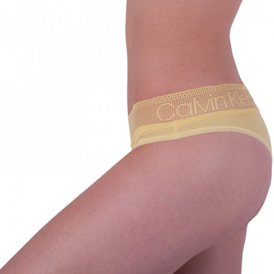 Brasil-Slips für Damen Calvin Klein gelb (QD3698E-HZY)