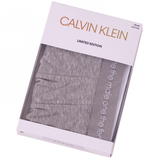 Herren Klassische Boxershorts Calvin Klein grau (NB1860A-080)