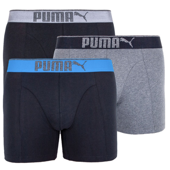 3PACK Herren Klassische Boxershorts Puma mehrfarbig (681030001 691)