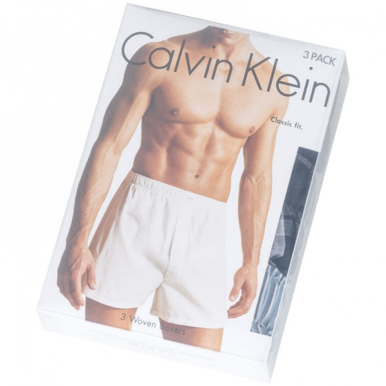 3PACK Herren Boxershorts Calvin Klein classic fit mehrfarbig (U1732A-TMM)