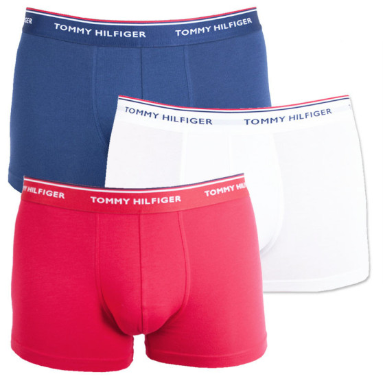 3PACK Herren Klassische Boxershorts Tommy Hilfiger mehrfarbig Übergröße (1U87905252 611)