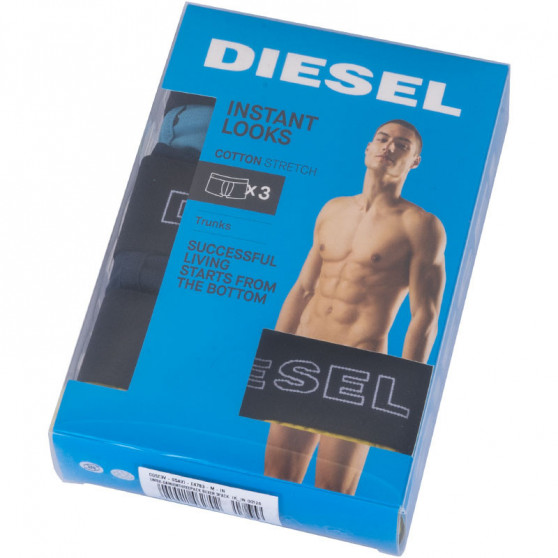 3PACK Herren Klassische Boxershorts Diesel mehrfarbig (00ST3V-0SAVI-E4783)
