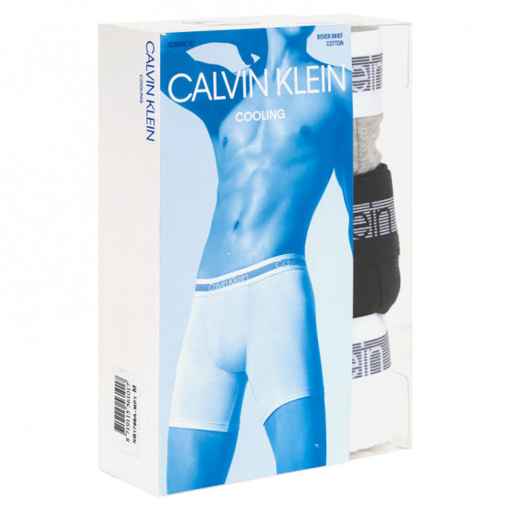3PACK Herren Klassische Boxershorts Calvin Klein mehrfarbig (NB1798A-MP1)