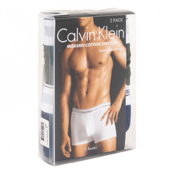 2PACK Herren Klassische Boxershorts Calvin Klein mehrfarbig (NB1086A-MXD)