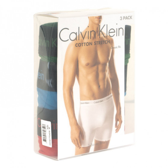 3PACK Herren Klassische Boxershorts Calvin Klein mehrfarbig (NB1770A-EVB)