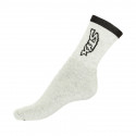 Socken Styx klassisch grau mit schwarzem Schriftzug (H263)