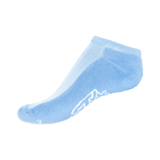 Socken Styx indoor blau mit weißer Aufschrift (H256)