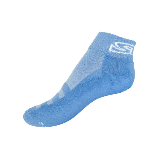 Socken Styx fit blau mit weißem Schriftzug (H276)