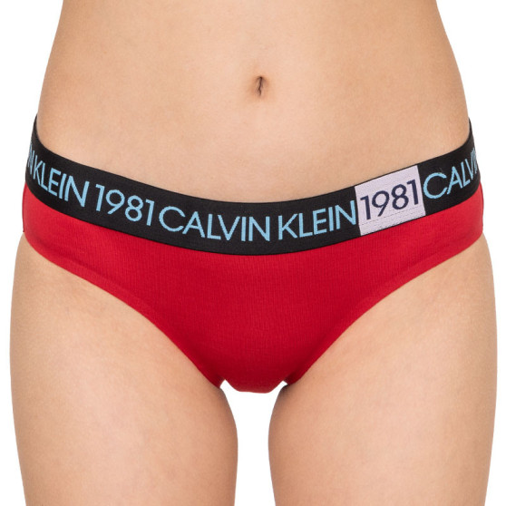 Damen Slips Calvin Klein rot (QF5449E-3YQ)