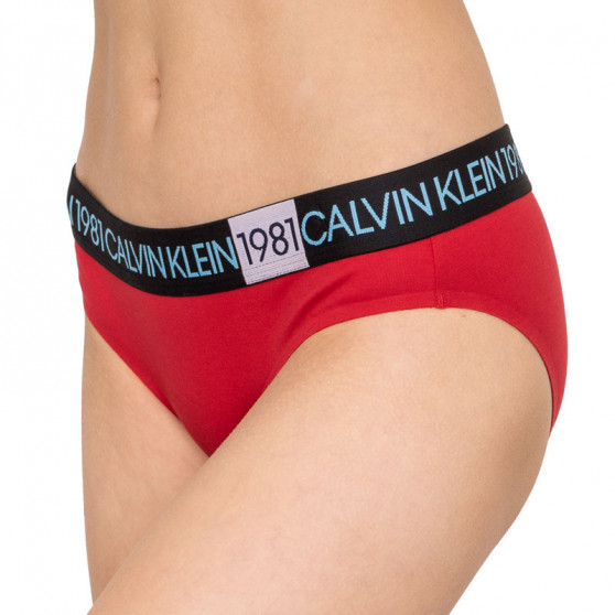 Damen Slips Calvin Klein rot (QF5449E-3YQ)