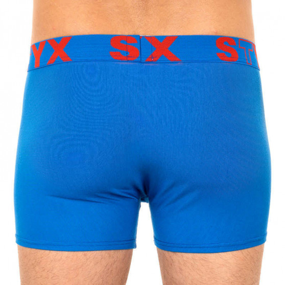 3PACK Herren Klassische Boxershorts Styx sportlicher Gummizug blau (G9676869)