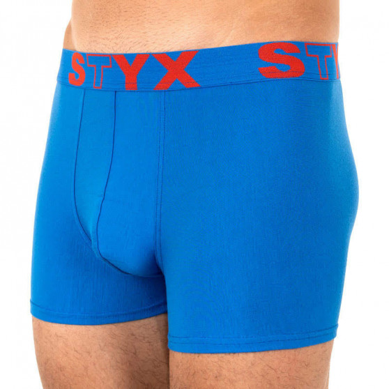 3PACK Herren klassische Boxershorts Styx sportlicher Gummizug blau (G9676869)