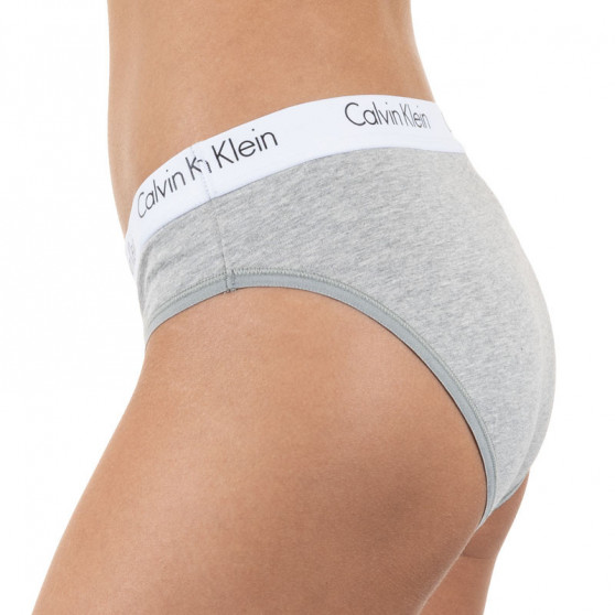 2PACK Damen Slips Calvin Klein grau (QD3584E-020)
