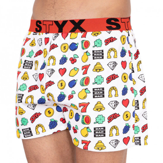 Herren Boxershorts Styx art sportlicher Gummizug gambler (B855)