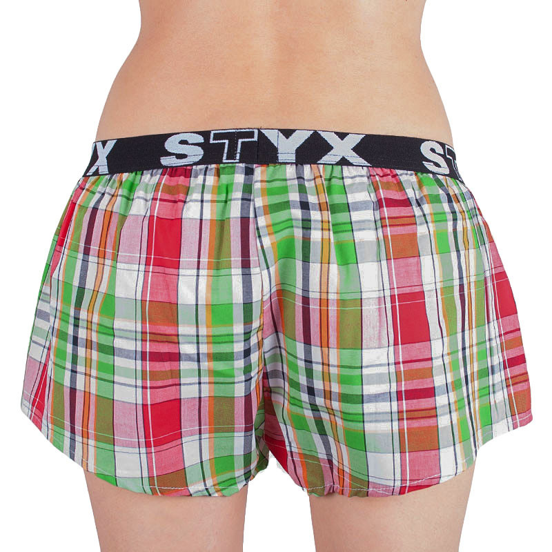 5PACK Damen Boxershorts Styx sportlicher Gummizug mehrfarbig (T61122263136) XL.
Suchen Sie für Ihre Garderobe bequeme Boxershorts aus 100 % Baumwolle mit perfekter Passform?
   
Die Sports Boxershorts von Styx für Damen sind ein fester Bestandteil der Garderobe tschechischer Damen und Mädchen.
Was das Waschen angeht - sollten wir uns darauf einigen, dass Sie sie nur bei 30 °C waschen und nicht im Trockner trocknen, sonst könnte es passieren, dass Sie sie nicht mehr tragen könnten - mehr dazu finden Sie in den nachstehenden klassischen Produktinformationen.