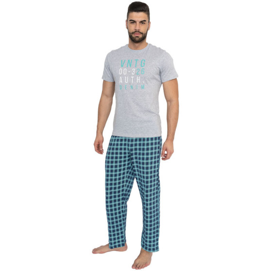 Langer Schlafanzug für Männer Molvy Mehrfarbig (AV-4311)
