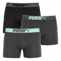 3PACK Herren Klassische Boxershorts Puma mehrfarbig (681030001 005)