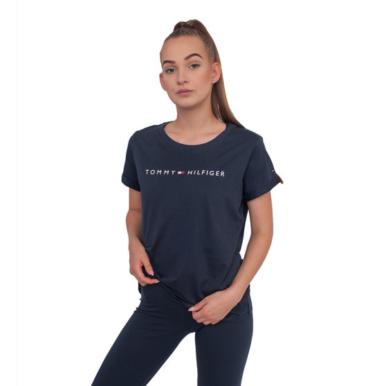 Damen-T-Shirt Tommy Hilfiger dunkelblau (UW0UW01618 416)