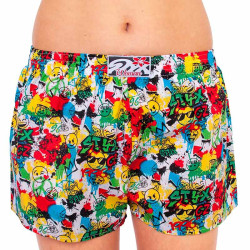 Damen Boxershorts Styx art klassischers Gummi-Emoji (K954)