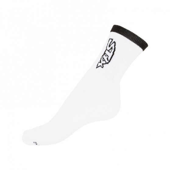 5PACK Socken Styx hoch weiß mit schwarzer Aufschrift (H26161616161)