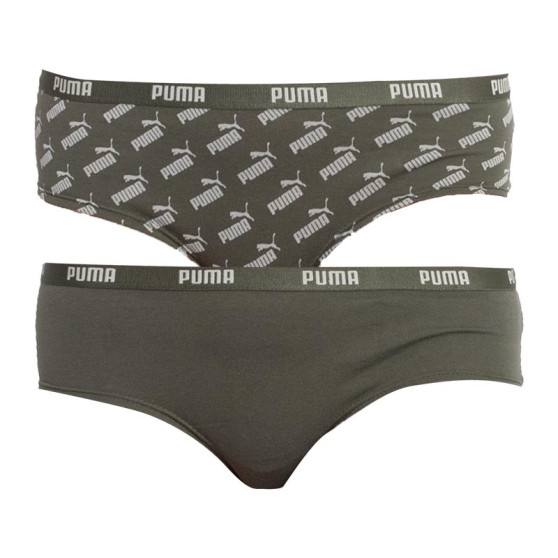 2PACK Damen Slips Puma grün (603016001 003)