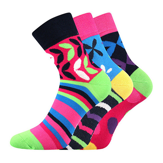 3PACK Socken BOMA mehrfarbig (Ivana 57)
