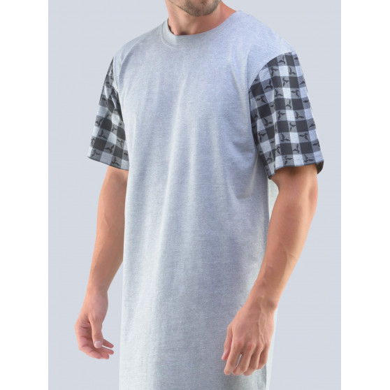 Herren Nachthemd Gino grau (79090)