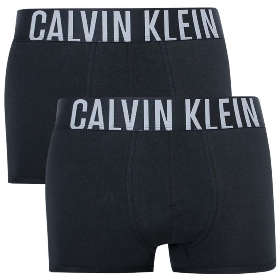 2PACK Herren klassische Boxershorts Calvin Klein schwarz (NB2602A-UB1)