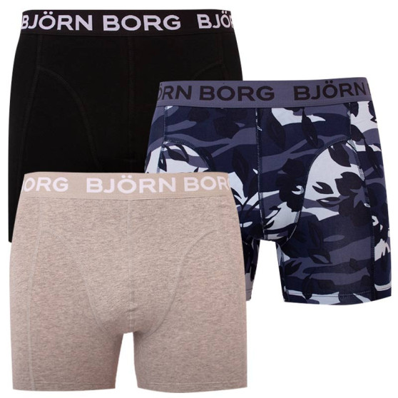 3PACK Herren Klassische Boxershorts Bjorn Borg mehrfarbig (2031-1021-70121)
