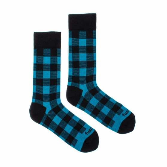 Glückliche Socken Fusakle karo blu (--0938)