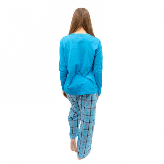 Damen Schlafanzug Molvy blau (KT-039)
