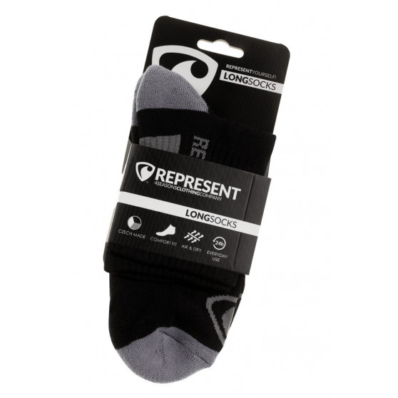 Socken Represent einfach logo schwarz