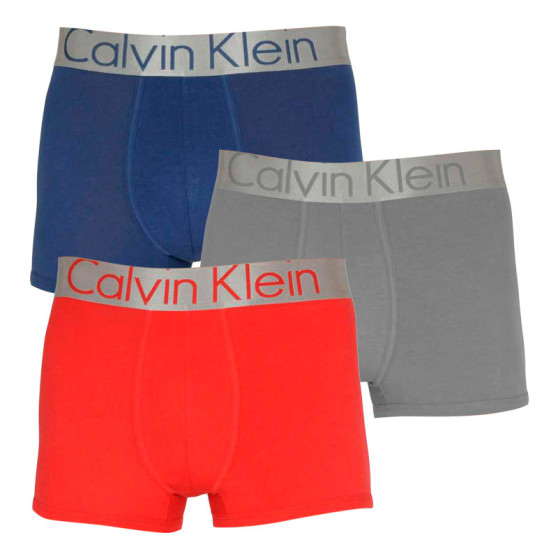 3PACK Herren Klassische Boxershorts Calvin Klein mehrfarbig (NB2453A-KHX)