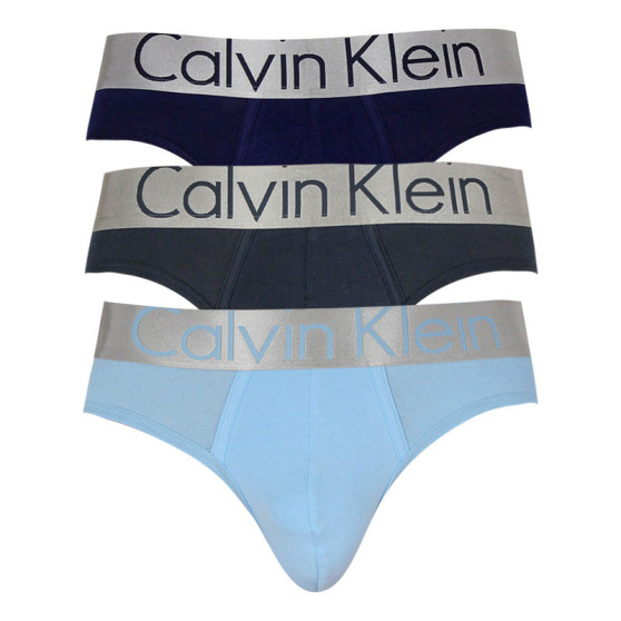 3PACK Herren Slips Calvin Klein mehrfarbig (NB2452A-KHW)