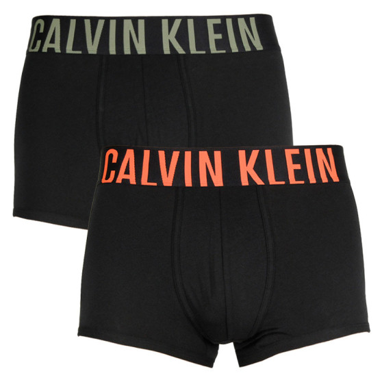 2PACK Herren Klassische Boxershorts Calvin Klein schwarz (NB2602A-JC1)