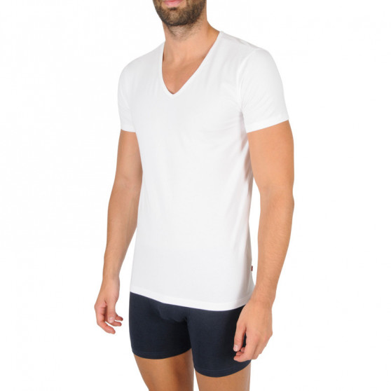 2PACK Herren T-Shirt Levis V-neck weiß (905056001 300)