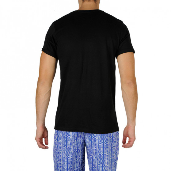 3PACK Herren T-Shirt Calvin Klein schwarz (NB4012A-001)