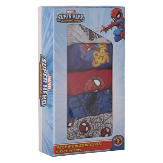 5PACK Jungen-Slips Cerdá Spiderman mehrfarbig (2200007408)