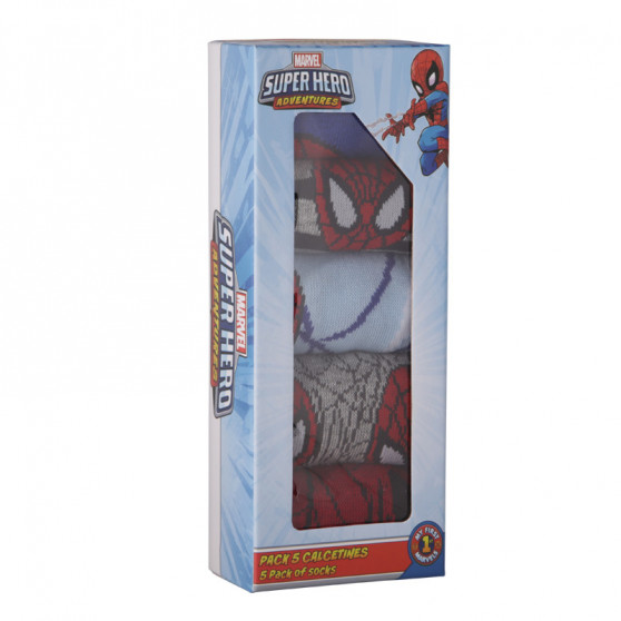 5PACK Kindersocken Cerdá Spiderman Mehrfarbig (2200007418)