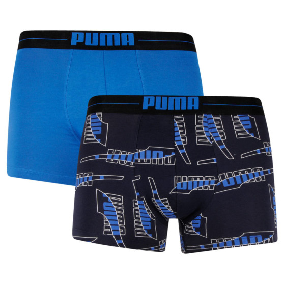 2PACK Herren Klassische Boxershorts Puma dunkelblau (701202497 002)