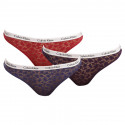 3PACK Brasil-Slips für Damen Calvin Klein mehrfarbig (QD3925E-W5G)