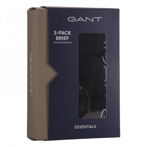 3PACK Herren Slips Gant schwarz (900003001-005)