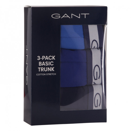 3PACK Herren Klassische Boxershorts Gant blau (902033153-405)